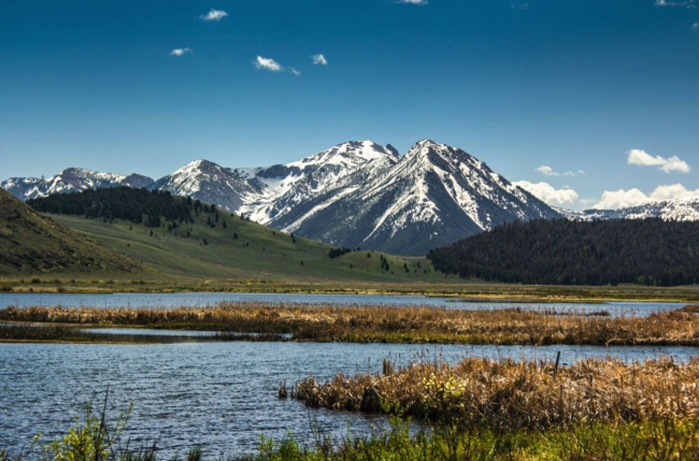 A view of Red Rock Lakes National Wildlife Refuge in Montana