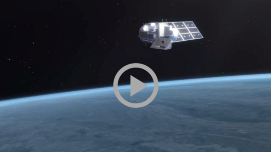 NASA animation of Landsat 9 in Earth orbit.  