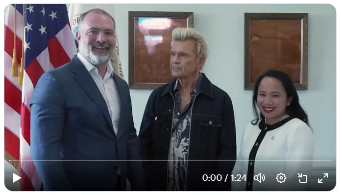 Deputy Secretary Beaudreau, Billy Idol and Commissioner Touton raise awareness about the Colorado River Basin in a video. 