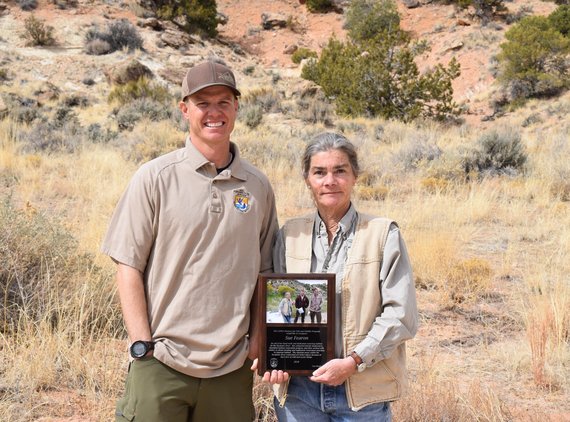 U.S. Fish and Wildlife Service Biologist Clint Wirick and Sue Fearon of Grand Staircase Escalante Partners by USFWS