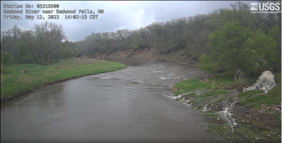 Still image of HIVIS camera footage from Minnesota monitoring location 05316500