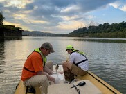 USGS Technicians Collecting Water Samples