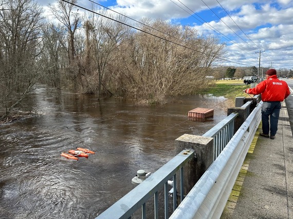 Streamflow measurement.