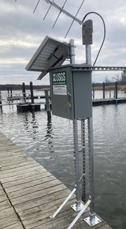 Gage 01585149 next to the water.