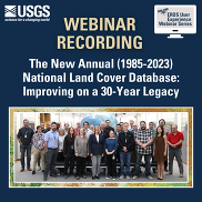 Photograph of some members from the Annual NLCD team after the release of Annual NLCD.