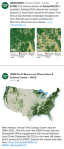 Two social posts stacked on each other, each with a little text and an image