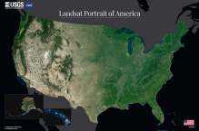 Landsat Portrait America