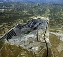 Powder River Basin coal mine near Wright, Wyoming
