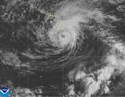 Satellite image of Hurricane Lala