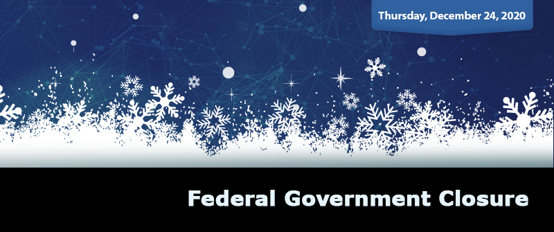 Banner - Office Closure on December 24, 2020