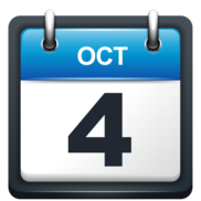 Calendar date - October 4