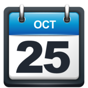 Calendar date - October 25