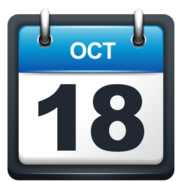 Calendar date - October 18