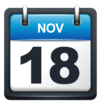 November 18 - Calendar date