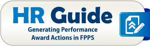 HR Guide - Generating Performance Awards in FPPS