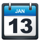 Calendar date - January 13