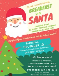 Santa Breakfast flyer 