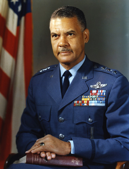 Portrait of U.S. Air Force Lieutenant General Benjamin O. Davis, Jr.