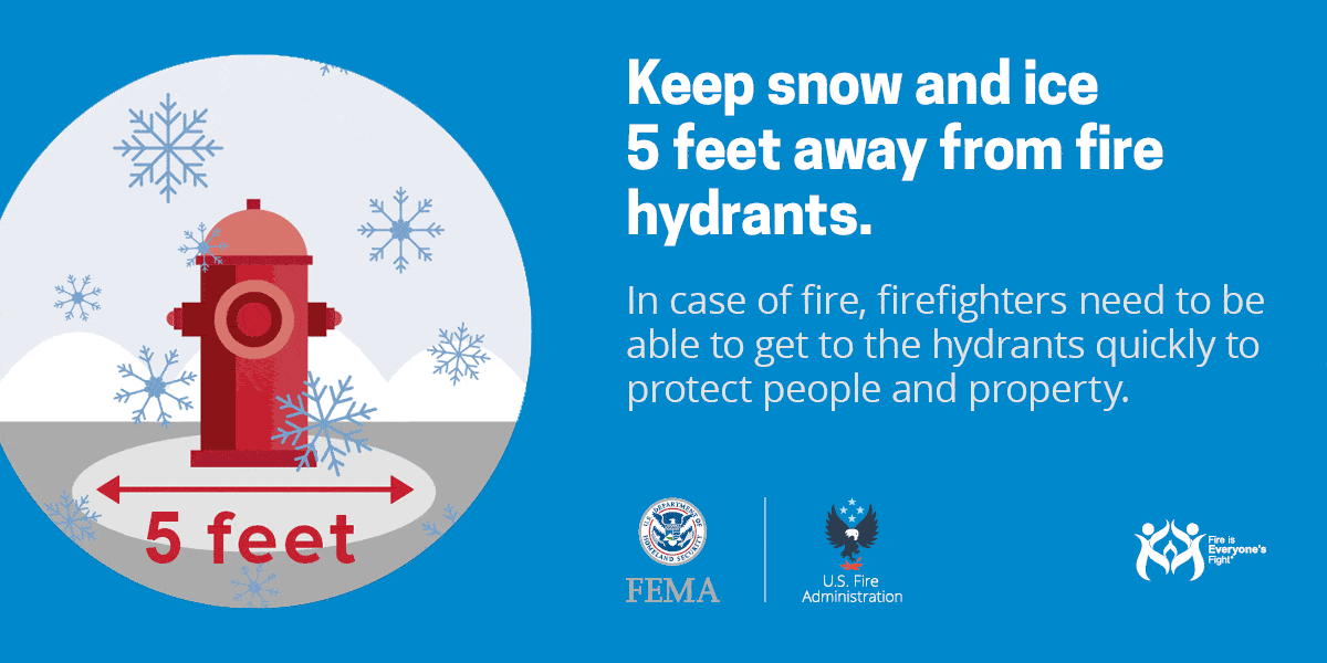 Winter safety message 