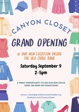 canyon closet reopening 