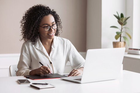 Woman on laptop