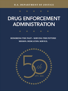 DEA 50 anniversary book cover