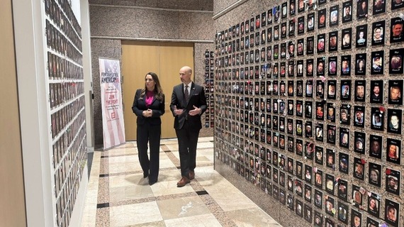Drug Enforcement Administration Administrator Terry Cole and White House Office of National Drug Control Policy Director Sara Carter