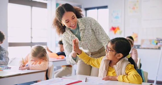 Teacher and student