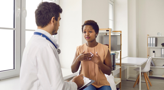 Doctor and patient