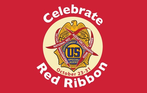 Celebrate Red Ribbon graphic