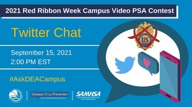 Campus PSA Contest Twitter chat graphic