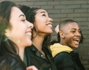 Students at graduation