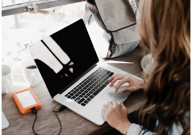 Woman on laptop