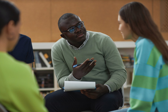 Students with counselor