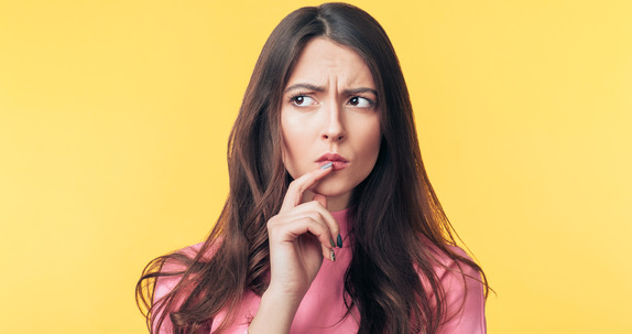 Confused woman