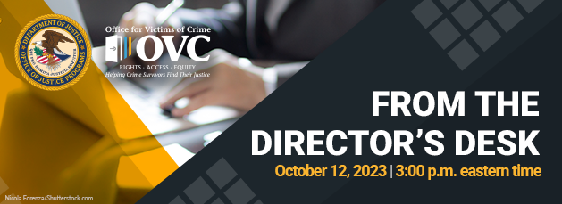 October 12 From the Director's Desk