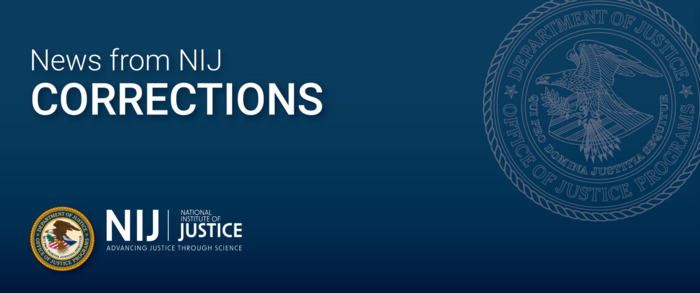 NIJ Corrections New Logo