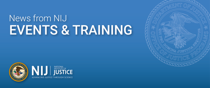 NIJ Events and Training New Logo