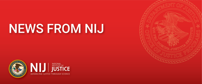 News from NIJ New Logo