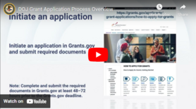 How's Your DOJ Grant Application Going?