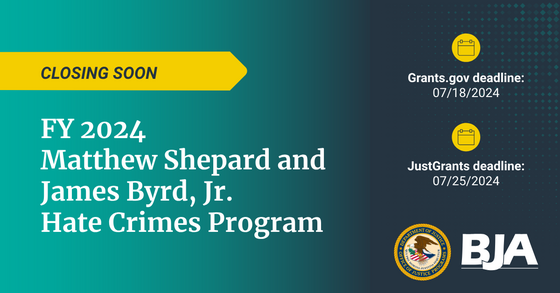 Closing Soon: Matthew Shepard and James Byrd, Jr. Hate Crimes Program