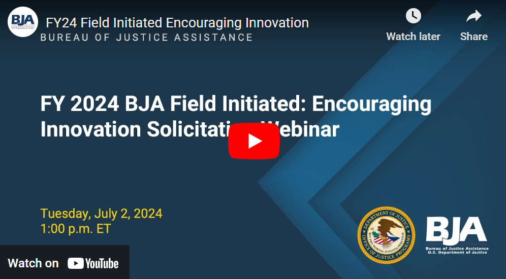 Webinar Materials Available: FY24 Field Initiated: Encouraging Innovation 