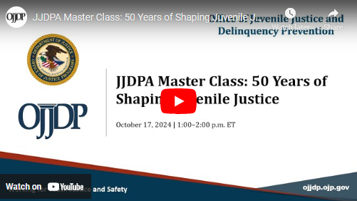 JJDPA Master Class