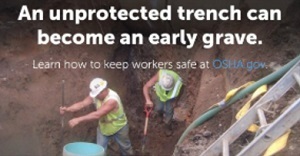 An unprotected trench can become an early grave