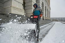 Protect workers outdoors in winter weather from cold stress.
