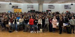 525 high school apprentices at the Eastern Massachusetts Girls in Trades Conference
