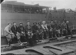 Photograph of Women Rivet Heaters at Puget Sound Navy Yard