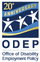 ODEP 20th Anniversary logo