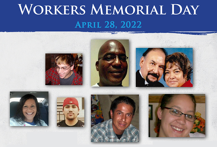 Workers Memorial Day April 28, 2022