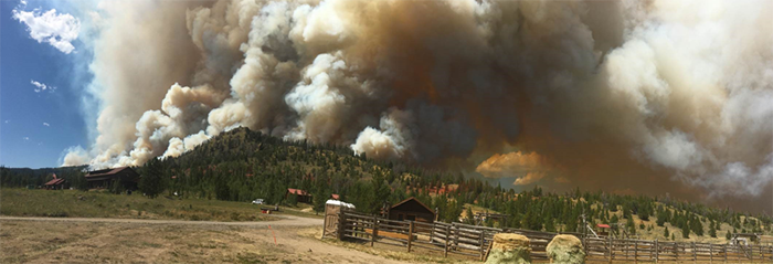 Outdoor Workers Exposed to Wildfire Smoke